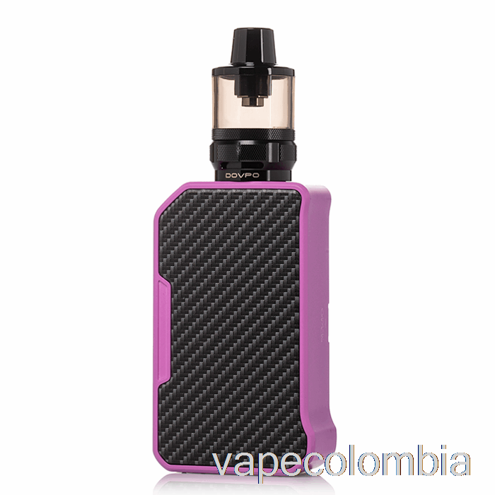 Vape Desechable Dovpo Mvp 220w Kit De Inicio Fibra De Carbono Morado